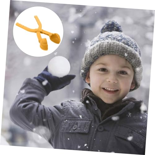 Beaupretty Winter Schneeballformer Groß Poo Form Clip Outdoor Leicht Kompakt Sicher für Mädchen Jungen Spaß Einfache Handhabung Zufällige Farbe Zufällige Farbe von Beaupretty