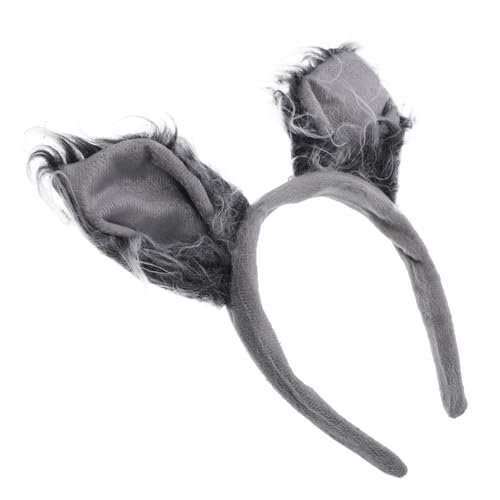 Beaupretty Wolf Ohr Stirnband Weiches Kostüm Haarreif für Party Festival und Halloween Detailreiches Cosplay Accessoire für Frauen Attraktives Tier Kopfschmuck Set von Beaupretty