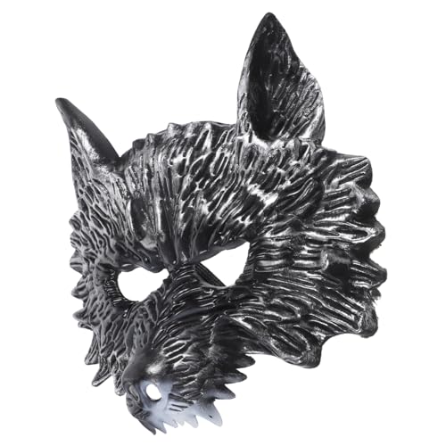 Beaupretty Wolfsmasken Gruselige Wolf Maske Für Halloween Dekorative Kostümzubehör Für Karneval Kostümpartys Für Erwachsene Silberne Tiermaske Beaupretty Wolfsmasken Gruselige Wolf Maske Für Halloween Dekorative Kostümzubehör Für Karneval Kostümpartys Für Erwachsene Silberne Tiermaske von Beaupretty