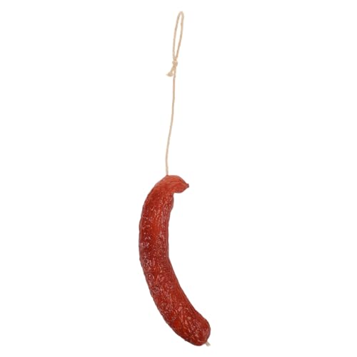 Beaupretty Wurst Lebensmittelmodell Dekor Simuliertes Wurstmodell Simuliertes Lebensmittelspielzeug Getrocknetes Wurstmodell Gefälschte Wurst Zur Ausstellung von Beaupretty