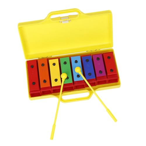 Beaupretty Xylophon Farbiges Percussion Musikinstrument Lernspielzeug für Musikspielzeug zur Kognitiven Geeignet für Junge Mädchen und Jungen Ab Jahr von Beaupretty