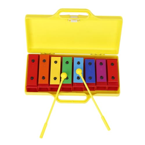 Beaupretty Xylophon Töne Farbiges Percussion für Musikalisches Lernspielzeug zur Farberkennung und Eltern Junge Mädchen Interaktion Tragbar mit Praktischem Koffer Beaupretty Xylophon Töne Farbiges Percussion für Musikalisches Lernspielzeug zur Farberkennung und Eltern Junge Mädchen Interaktion Tragbar mit Praktischem Koffer von Beaupretty