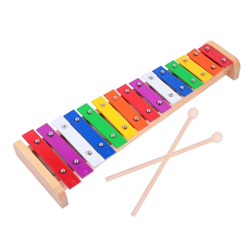 Beaupretty Xylophon aus Holz mit Bunten Metallplatten Pädagogisches Schlaginstrument für Kleinkinder Fördert Farb und Musikverständnis als Lernspielzeug und Beaupretty Xylophon aus Holz mit Bunten Metallplatten Pädagogisches Schlaginstrument für Kleinkinder Fördert Farb und Musikverständnis als Lernspielzeug und von Beaupretty