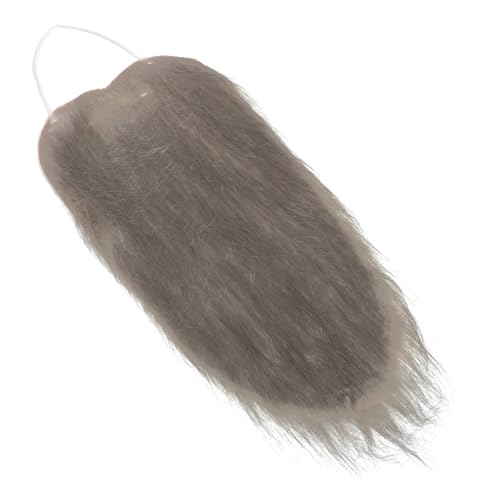 Beaupretty künstlicher Bart Halloween-Bart für Männer falsche Schnurrbärte Bart Make-up gefälschter Gesichtsbart Halloween Bart Kostümbärte für Erwachsene Langer Bart Plüschstoffe Dark Grey von Beaupretty