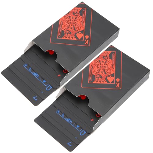Beaupretty wasserdichte Pokerkarten aus Hochwertigem für Tischspiele für Partys und Gesellige Abende Langlebig und Vielseitig Einsetzbar für Poker und Andere Beaupretty wasserdichte Pokerkarten aus Hochwertigem für Tischspiele für Partys und Gesellige Abende Langlebig und Vielseitig Einsetzbar für Poker und Andere von Beaupretty