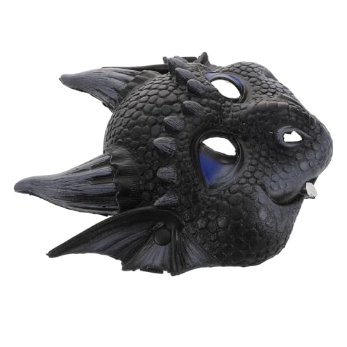 Drachenmaske für Wiederverwendbare Cosplay Maske für Halloween Karneval Leichte Bequeme Tiermaske mit Einzigartigem Design für Rollenspiele Themenpartys Drachenmaske für Wiederverwendbare Cosplay Maske für Halloween Karneval Leichte Bequeme Tiermaske mit Einzigartigem Design für Rollenspiele Themenpartys von Beaupretty