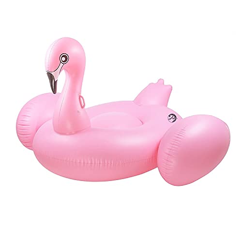 Beach Toy® – Aufblasbare Luftmatratze, Flamingo, für 2–3 Personen, Größe XXL: 190 x 190 x 130 cm von Beautyful Center