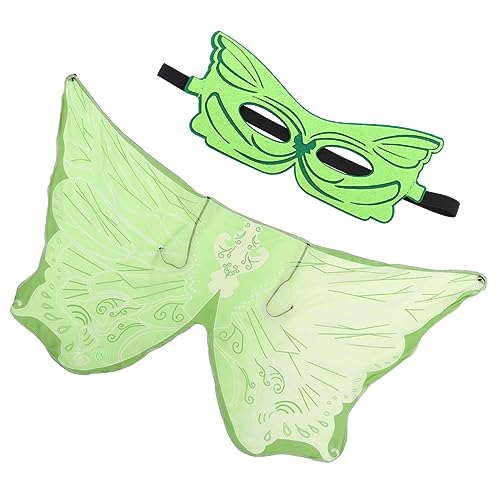 Beavorty 1 Satz Bühnenleistung Kostüm Flügel Erwachsene Erste Fee Schmetterling Chiffon Grün Beavorty 1 Satz Bühnenleistung Kostüm Flügel Erwachsene Erste Fee Schmetterling Chiffon Grün von Beavorty