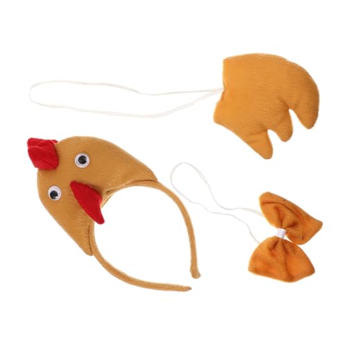 Beavorty 1 Satz Cosplay- Hahn Kostüm Cosplay-Stirnbänder Partystirnband Cosplay-Zubehör Tierisches Hühnerstirnband für Cosplay-Party kurzer Plüsch Brown Beavorty 1 Satz Cosplay- Hahn Kostüm Cosplay-Stirnbänder Partystirnband Cosplay-Zubehör Tierisches Hühnerstirnband für Cosplay-Party kurzer Plüsch Brown von Beavorty