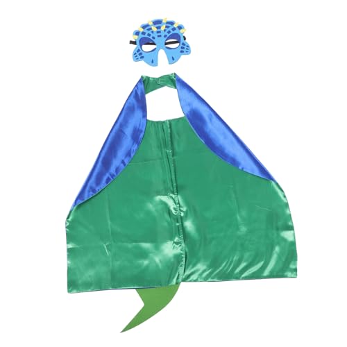 Beavorty 1 Satz Dinosaurier Umhang und Maske für Cosplay Kostüm Zubehör für Partys Bühnenaufführungen und Weicher für Kleine Beavorty 1 Satz Dinosaurier Umhang und Maske für Cosplay Kostüm Zubehör für Partys Bühnenaufführungen und Weicher für Kleine von Beavorty