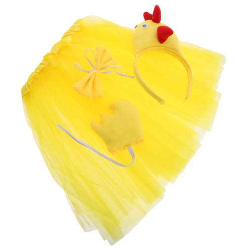 Beavorty 1 Satz Hahn-anziehset Tutu Für Kleine Mädchen Kostüm Für Huhn Tierkostüme Für Tutu-kostümzubehör Huhn-tier-stirnband Verkleiden Sich Kleinkind Tutu Kinderkleider Tuch Yellow Beavorty 1 Satz Hahn-anziehset Tutu Für Kleine Mädchen Kostüm Für Huhn Tierkostüme Für Tutu-kostümzubehör Huhn-tier-stirnband Verkleiden Sich Kleinkind Tutu Kinderkleider Tuch Yellow von Beavorty