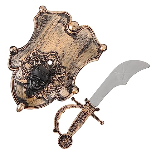 Beavorty 1 Satz Halloween Costumes Costume de Halloween piratenaccesoires Piraten-Verkleidungszubehör partydeko Einschulung Kinderspiel und Schild für Kostümzubehör Plastik von Beavorty