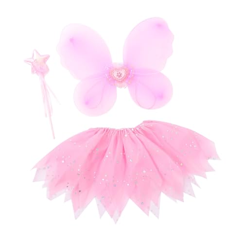 Beavorty 1 Satz Kostümset für Schmetterlingsflügel Tutu Rock Zauberstab Einzigartiges Tanzoutfit für Karneval Halloween Besondere Anlässe Sicheres Material Beavorty 1 Satz Kostümset für Schmetterlingsflügel Tutu Rock Zauberstab Einzigartiges Tanzoutfit für Karneval Halloween Besondere Anlässe Sicheres Material von Beavorty