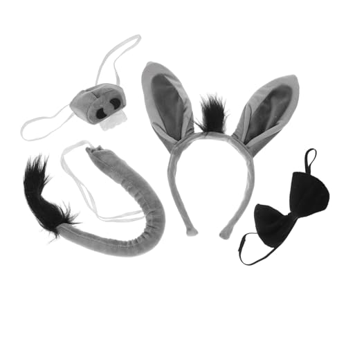 Beavorty 1 Satz Kostümset für Süßes Tier Stirnband mit Fliege und Nase für Halloween und Rollenspiele Elastisches Zubehör für Kreative Verkleidungen Beavorty 1 Satz Kostümset für Süßes Tier Stirnband mit Fliege und Nase für Halloween und Rollenspiele Elastisches Zubehör für Kreative Verkleidungen von Beavorty