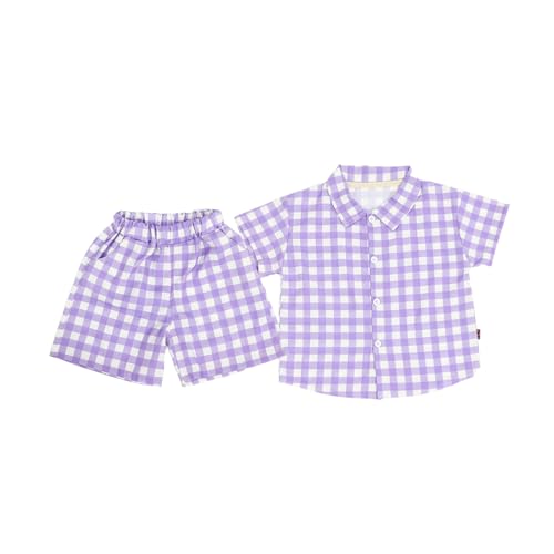 Beavorty 1 Satz Kurzarm-Hemdanzug Hemden Outfits Babyhose Sommer Babykleidung für Jungen Jungen-Babykleidungs-Outfit Jungenanzüge Kinderkostüme für Jungen Baumwolle Violett Beavorty 1 Satz Kurzarm-Hemdanzug Hemden Outfits Babyhose Sommer Babykleidung für Jungen Jungen-Babykleidungs-Outfit Jungenanzüge Kinderkostüme für Jungen Baumwolle Violett von Beavorty