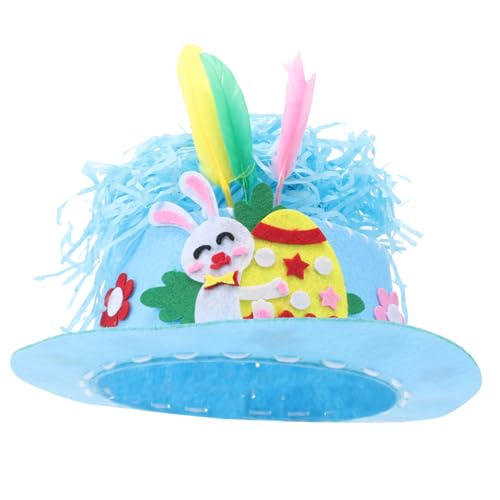 Beavorty 1 Satz Osterhut bastelset für deko DIY Kopfschmuck für Zubehör für Ostermützen Ostermütze für Osterhandwerk für Ostern selber machen Nicht gewebt von Beavorty