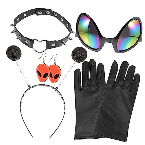 Beavorty 1 Satz Party -kleidungsstück Erwachsene Außerirdischer Stirnbänder Haarband Schnapsgläser Partyzubehör Dekorative Brille Partystirnband Lustige Brille Plastik Black Beavorty 1 Satz Party -kleidungsstück Erwachsene Außerirdischer Stirnbänder Haarband Schnapsgläser Partyzubehör Dekorative Brille Partystirnband Lustige Brille Plastik Black von Beavorty