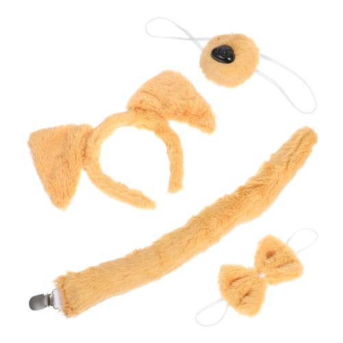 Beavorty 1 Satz Stirnband mit Hundohren und Schwanzset Plüsch Tierkostümzubehör für Frauen für Halloween Partys und Tier Cosplay Events und für Stundenlangen Tragekomfort Beavorty 1 Satz Stirnband mit Hundohren und Schwanzset Plüsch Tierkostümzubehör für Frauen für Halloween Partys und Tier Cosplay Events und für Stundenlangen Tragekomfort von Beavorty
