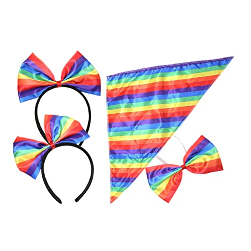 Beavorty 1 Satz Teiliges mit Bunten Haarbändern Triangel Schleifen für Pride Dekoration Cosplay für Besondere Anlässe Beavorty 1 Satz Teiliges mit Bunten Haarbändern Triangel Schleifen für Pride Dekoration Cosplay für Besondere Anlässe von Beavorty