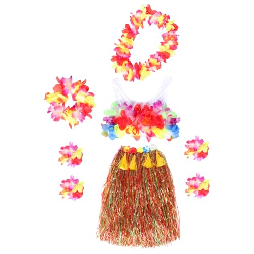 Beavorty 1 Satz Verdickter Grasrockanzug Party lei Strand tropisch Hawaiianischer Rock Hawaii-Outfits für Frauen Luau-Gras-Tischrock Luau-Outfit Kunststofffaser Yellow Beavorty 1 Satz Verdickter Grasrockanzug Party lei Strand tropisch Hawaiianischer Rock Hawaii-Outfits für Frauen Luau-Gras-Tischrock Luau-Outfit Kunststofffaser Yellow von Beavorty