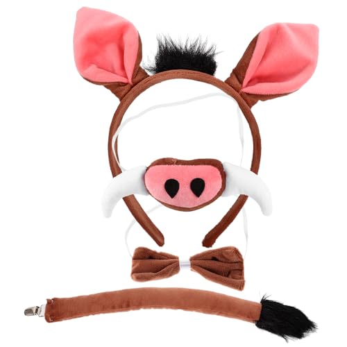 Beavorty 1 Satz Warzenschwein-Stirnband Hörner Lamm Cosplay-Stirnband Reifen Tiere verkleidung kinder tierkostüme für kinder Cosplay Kostümzubehör Schweinekostüm Stoff Beavorty 1 Satz Warzenschwein-Stirnband Hörner Lamm Cosplay-Stirnband Reifen Tiere verkleidung kinder tierkostüme für kinder Cosplay Kostümzubehör Schweinekostüm Stoff von Beavorty