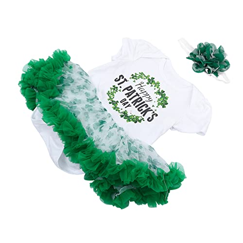 Beavorty 1 Set Babyspielanzug Kleid Tutu Rock St Patricks Rock St Patricks Day Kostüm Baumwolle von Beavorty