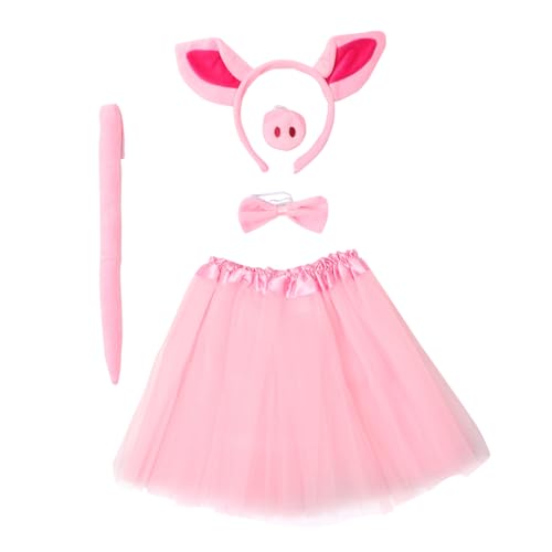 Beavorty 1 Set Ballett Tutu Anzug Kostüm Performance Tierkostüm Tierkostüme Tier Cosplay Kostüm Tierkostüme Tier Tutu Rock Rosa Stoff Beavorty 1 Set Ballett Tutu Anzug Kostüm Performance Tierkostüm Tierkostüme Tier Cosplay Kostüm Tierkostüme Tier Tutu Rock Rosa Stoff von Beavorty