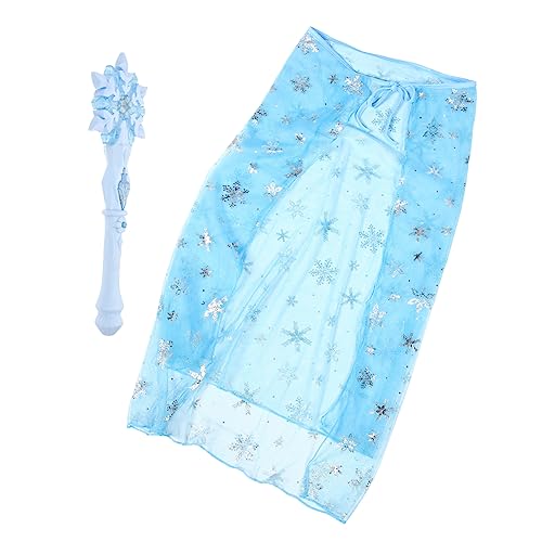 Beavorty 1 Set Schneeflocken Zauberstab Fee Kinderkostüme Kits Umhänge LED Zauberstäbe Für Mädchen Party Outfits Cosplay Prinzessinnen Zauberstab Leuchtstab Blinkende Stäbe Beavorty 1 Set Schneeflocken Zauberstab Fee Kinderkostüme Kits Umhänge LED Zauberstäbe Für Mädchen Party Outfits Cosplay Prinzessinnen Zauberstab Leuchtstab Blinkende Stäbe von Beavorty