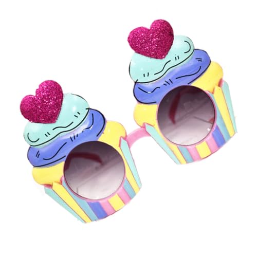 Beavorty 1 Stück Cupcake Förmige Glitzerbrille mit Lustige Partybrille für Karneval Halloween Cosplay Kreative Accessoires für Unvergessliche Beavorty 1 Stück Cupcake Förmige Glitzerbrille mit Lustige Partybrille für Karneval Halloween Cosplay Kreative Accessoires für Unvergessliche von Beavorty