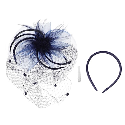 Beavorty 1 Stück Eleganter Gauze Hut mit Haarschmuck für Damen Stilvolle Kopfbedeckung für Partys Hochzeiten Besondere Anlässe Leicht für Festliche Anlässe von Beavorty