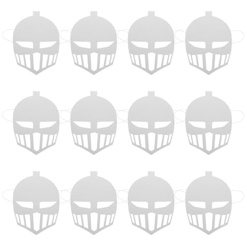 Beavorty 12 Stück Spielzeugmaske Römischer Helm Kopfbedeckung Rollenspiel Partyzubehör Wikingerhelm Papierritterhelme Mittelalterlicher Helm Kriegerhelm Karton Weiß Beavorty 12 Stück Spielzeugmaske Römischer Helm Kopfbedeckung Rollenspiel Partyzubehör Wikingerhelm Papierritterhelme Mittelalterlicher Helm Kriegerhelm Karton Weiß von Beavorty