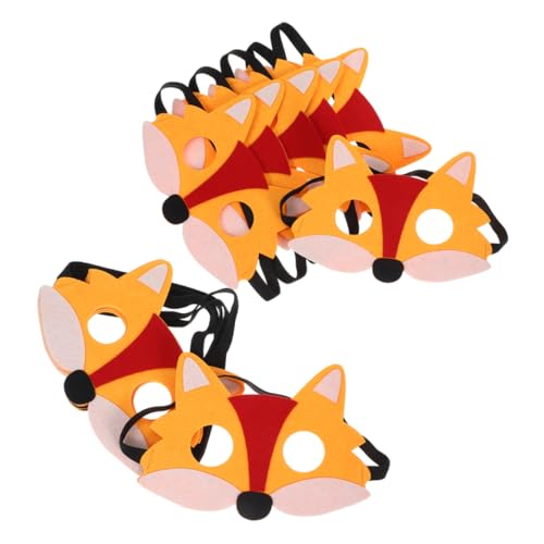 Beavorty 12 Stück Teiliges Tiermasken Fuchs Halbgesichts Masken aus Filz Atmungsaktiv Elastisch für Erwachsene Wiederverwendbar für Halloween Cosplay Kostümpartys und Rollenspiele Beavorty 12 Stück Teiliges Tiermasken Fuchs Halbgesichts Masken aus Filz Atmungsaktiv Elastisch für Erwachsene Wiederverwendbar für Halloween Cosplay Kostümpartys und Rollenspiele von Beavorty