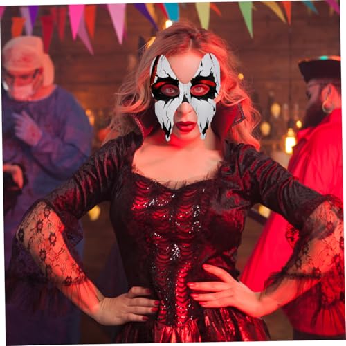 Beavorty 12 Stück Teiliges Weiße Blanko Papiermasken mit Katzen und Schmetterlingsmotiven Stabile Kostümmasken zum Bemalen und Basteln für Halloween Karneval Party Cosplay Erwachsene von Beavorty