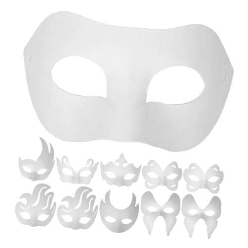 Beavorty 16Stücke DIY Weißes Masken Unbemalte Papiermasken für Karneval Cosplay Halloween Individuell Gestaltbar Leicht Angenehm für Kreative Partys Beavorty 16Stücke DIY Weißes Masken Unbemalte Papiermasken für Karneval Cosplay Halloween Individuell Gestaltbar Leicht Angenehm für Kreative Partys von Beavorty