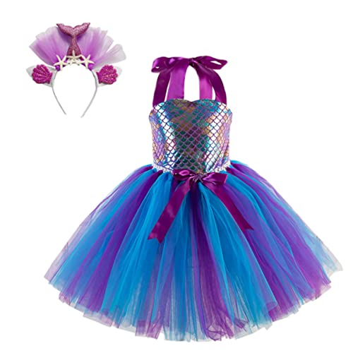 Beavorty 1Satz Cosplay Mit Stirnband Kreatives Partykostüm Für Elegantes Blumenmädchen Outfit Für Hochzeiten Geburtstagsfeiern Festliche Anlässe Jahre von Beavorty