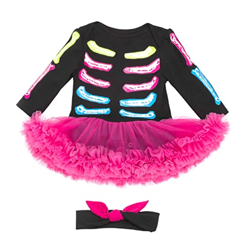 Beavorty 1Satz Halloween Strampler Für Langarm Mit Stirnband Bequemes Halloween Outfit Für Neugeborene Für Halloween Monate von Beavorty