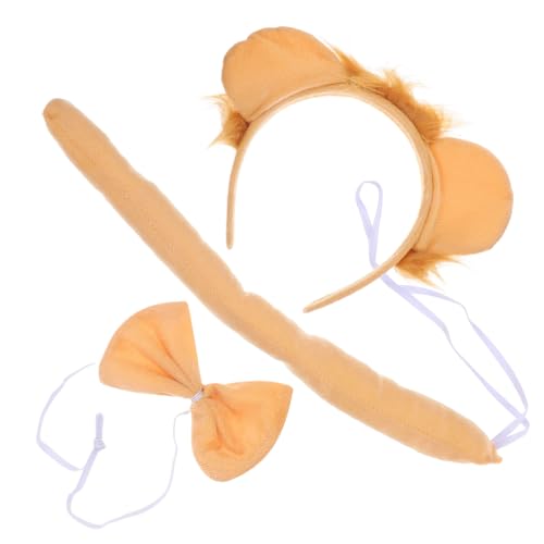 Beavorty 1Satz Löwenkostüm für Ohr Stirnband Fliege für Halloween Karneval Tierkostüm Requisiten für Kreative Partys Beavorty 1Satz Löwenkostüm für Ohr Stirnband Fliege für Halloween Karneval Tierkostüm Requisiten für Kreative Partys von Beavorty