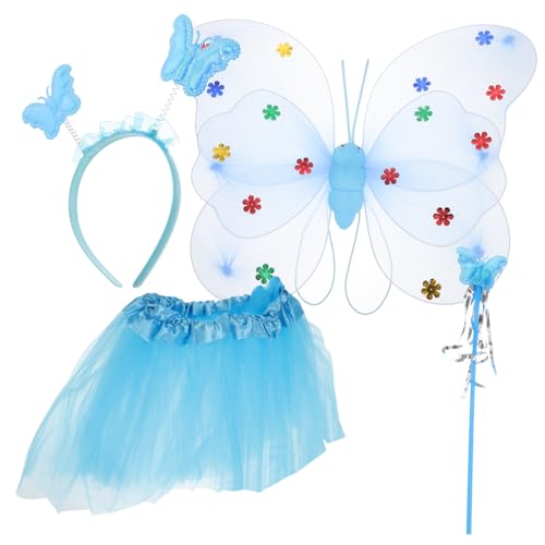 Beavorty 1Satz Märchenkostüm für Teiliges Feenkostüm mit Netzrock Zauberstab Stirnband für Halloween Karneval Tanzaufführungen Fotografie Beavorty 1Satz Märchenkostüm für Teiliges Feenkostüm mit Netzrock Zauberstab Stirnband für Halloween Karneval Tanzaufführungen Fotografie von Beavorty