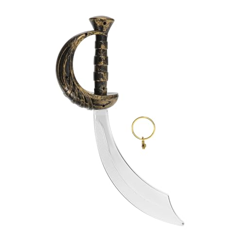 Beavorty 1Satz Piratenkostüm Zubehörset Mit Ohrring Für Cosplay Für Halloween Kindergeburtstag Piratenpartys Stabiles Sicheres Lustiges von Beavorty