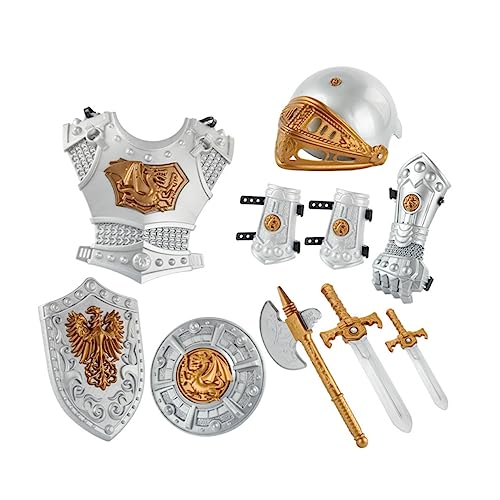 Beavorty 1Satz Ritter Kostüm Für Jungen Teiliges Cosplay Outfit Für Halloween Rollenspiele Schwerter Zubehör Für Themenpartys Bühnenaufführungen Beavorty 1Satz Ritter Kostüm Für Jungen Teiliges Cosplay Outfit Für Halloween Rollenspiele Schwerter Zubehör Für Themenpartys Bühnenaufführungen von Beavorty