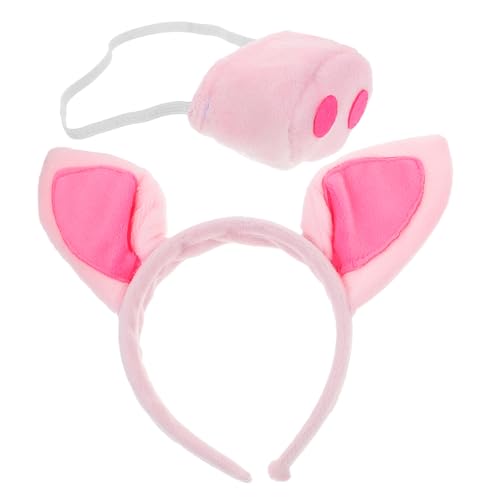 Beavorty 1Satz Schwein Stirnband Nase Prop Tier Cosplay Kostüm Zubehör für Halloween Partys Teiliges für Kreative Auftritte Fotorequisiten von Beavorty