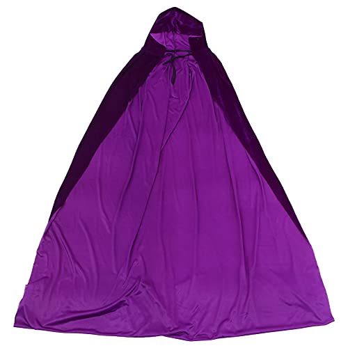 Beavorty 1Stück Halloween Kapuzenumhang Für Cosplay Violetter Umhang Halloween Partys Maskeraden Bühnenauftritte Sorgt Für Mystische von Beavorty