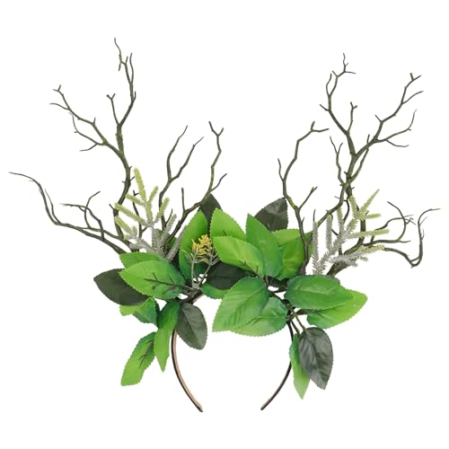 Beavorty 1stk Ast Blätter Stirnband Haarreifen Gotischer Kopfschmuck Für Damen Kopfschmuck Der Waldgöttin Cosplay-haare Tragen Party-frisuren Jahrgang Fräulein Blütenkopf Plastik Beavorty 1stk Ast Blätter Stirnband Haarreifen Gotischer Kopfschmuck Für Damen Kopfschmuck Der Waldgöttin Cosplay-haare Tragen Party-frisuren Jahrgang Fräulein Blütenkopf Plastik von Beavorty