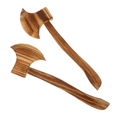 Beavorty 2 STÜCK Holzäxte für Halloween Kostüm Zubehör Holzspielzeug Sicher und Langlebig für Cosplay LARP und Dekoration Beavorty 2 STÜCK Holzäxte für Halloween Kostüm Zubehör Holzspielzeug Sicher und Langlebig für Cosplay LARP und Dekoration von Beavorty