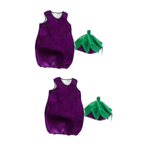 Beavorty 2 Sätze Auberginenstyling -Leistungskostüm lustig Cosplay-Dekorationen Auberginenkostüm für Cosplay-Kleidung Auberginenkleidung für Stoff Violett Beavorty 2 Sätze Auberginenstyling -Leistungskostüm lustig Cosplay-Dekorationen Auberginenkostüm für Cosplay-Kleidung Auberginenkleidung für Stoff Violett von Beavorty