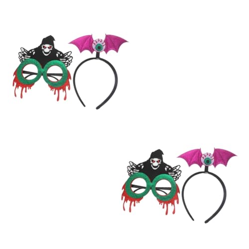 Beavorty 2 Sätze Halloween Haarreif Teilig mit Gruseligen Augenbrillen Partyhaarschmuck für Kostüm und Fotoaccessoire Bequem und Langlebig für Halloween und Themenpartys Beavorty 2 Sätze Halloween Haarreif Teilig mit Gruseligen Augenbrillen Partyhaarschmuck für Kostüm und Fotoaccessoire Bequem und Langlebig für Halloween und Themenpartys von Beavorty