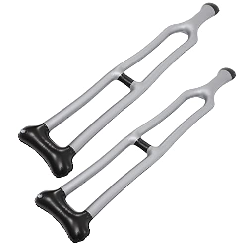 Beavorty 2 Stück Aufblasbare Krückenspielzeug Streich Wanderer Aufblasbares Aufblasbares Gehhilfe- Zum Aufblasen Aufblasbare Spazierstöcke PVC Grey Beavorty 2 Stück Aufblasbare Krückenspielzeug Streich Wanderer Aufblasbares Aufblasbares Gehhilfe- Zum Aufblasen Aufblasbare Spazierstöcke PVC Grey von Beavorty