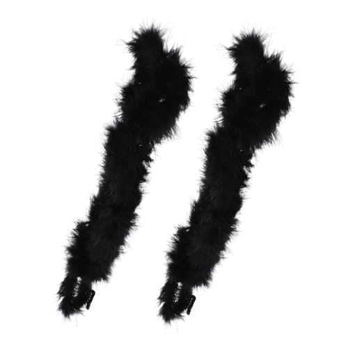 Beavorty 2 Stück Dekorative Für Federstreifen Boas Für Party Truthahn Trimmen Federboa Für Festliche Hoch Festliche Federboa Truthahn Flauschige Boa Black Truthahnfedern Beavorty 2 Stück Dekorative Für Federstreifen Boas Für Party Truthahn Trimmen Federboa Für Festliche Hoch Festliche Federboa Truthahn Flauschige Boa Black Truthahnfedern von Beavorty