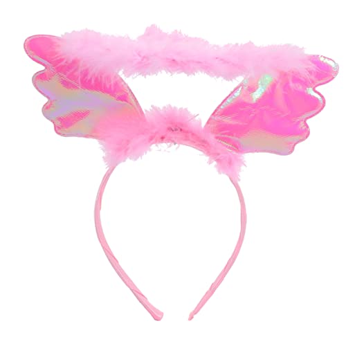 Beavorty 2 Stück Engel Stirnband Engel-Stirnband Halloween-Tag der Toten halloween haarschmuck haarschmuck Engelskopfbedeckung für Party Engelshaarband für Mädchen Flauschige Rosa Beavorty 2 Stück Engel Stirnband Engel-Stirnband Halloween-Tag der Toten halloween haarschmuck haarschmuck Engelskopfbedeckung für Party Engelshaarband für Mädchen Flauschige Rosa von Beavorty