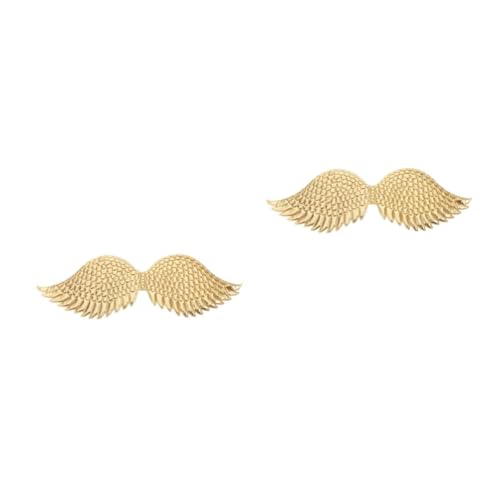 Beavorty 2 Stück Engelsflügel Kostüm Goldfarben Leichte Stoffflügel für Halloween Karneval Cosplay Party Verstellbar und als Party und Verkleidungszubehör Beavorty 2 Stück Engelsflügel Kostüm Goldfarben Leichte Stoffflügel für Halloween Karneval Cosplay Party Verstellbar und als Party und Verkleidungszubehör von Beavorty